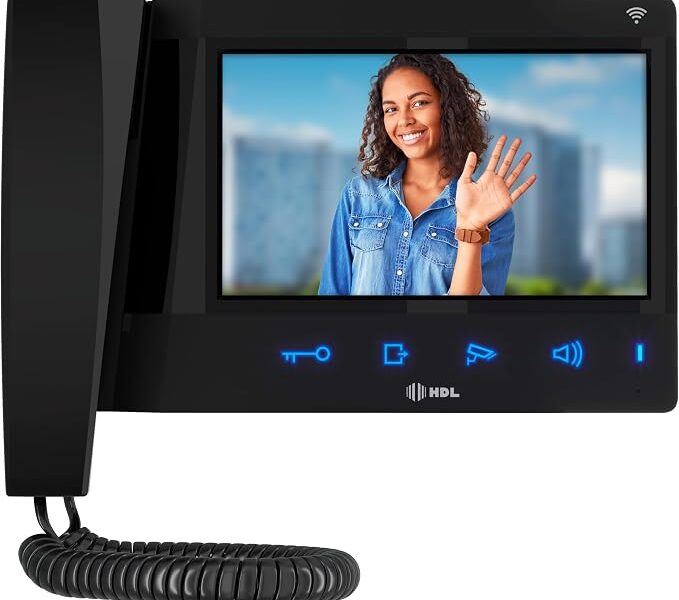 UNID INT PORTEIRO ELETRONICO C/VIDEO HDL VIDEO ADVANCE – 7″ TS WIFI PTO – 90.02.13.003