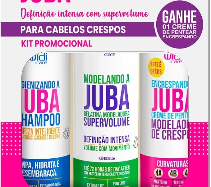 Widi Care Kit Lavagem Encrespando 900ml