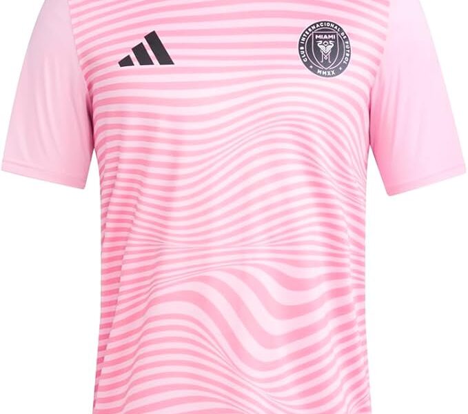 adidas — Camisa de performance masculina do Lionel Messi: Inter Miami CF, nº. 10, com nome e número do jogador na Link por R$ 250,56