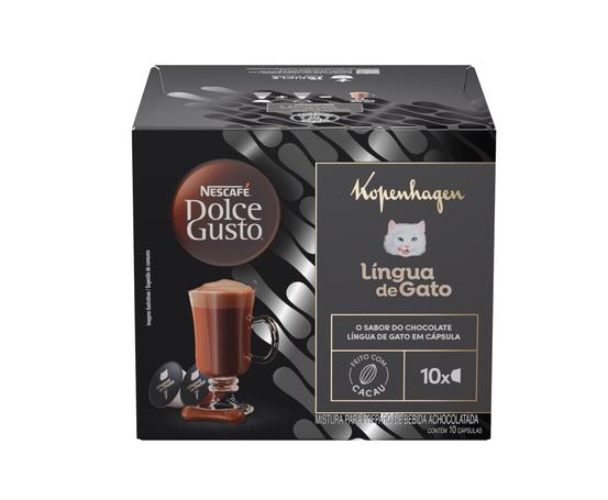 Achocolatado em Cápsula Nescafé Dolce Gusto Kopenhagen Língua de Gato 10 cápsulas