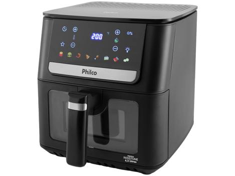Air Fryer Philco PAF65A Preto 6,5L – Fritadeira sem Óleo / Air Fryer –