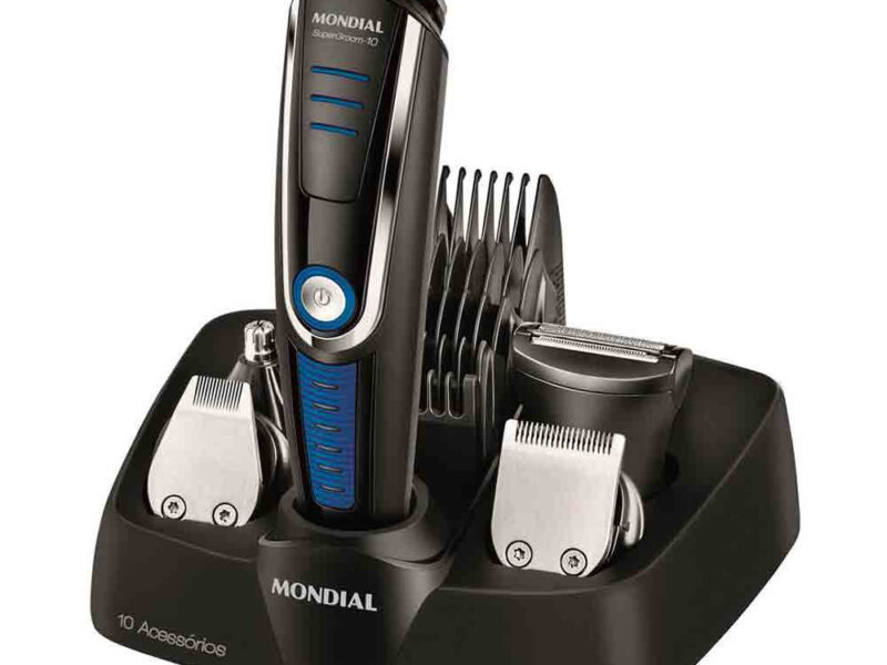 Aparador de Pelos Super Groom 10 em 1 BG-03 Sem Fio Mondial