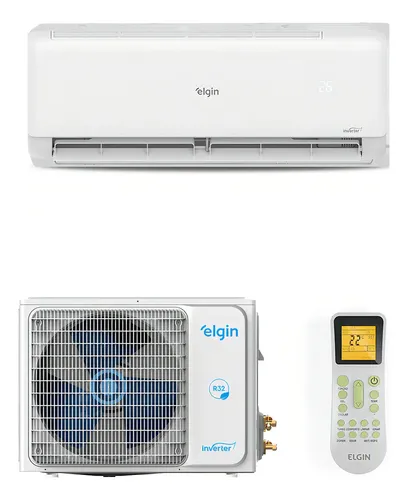 Ar Condicionado Elgin Eco Inverter II Wi-Fi – 9.000 BTU Quente e Frio Compatível com Alexa e Google Home