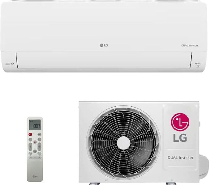 Ar Condicionado Split Hi Wall LG Dual Voice AI Inverter 24.000 Btus Frio 220v R-32