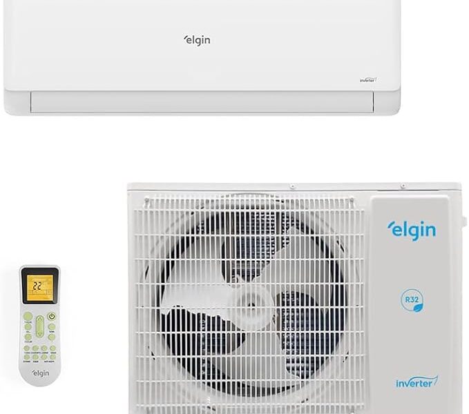 Ar-Condicionado Split Inverter II 18000 BTUs Elgin Eco com Wi-Fi Integrado High Wall Só Frio HJFI18C2WG/HJFE18C2CG 220V