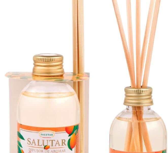 Aromatizador de Ambiente Manga Rosa 165 ml Difusor com 5 Varetas, Salutar