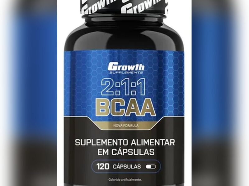 BCAA 2:1:1 120 cápsulas Growth Supplements