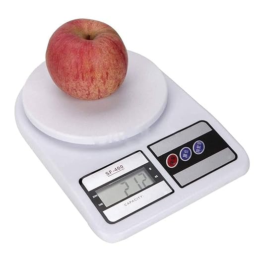 Balança Digital Cozinha Alta Precisão Escala 1g – 1g à 10Kg