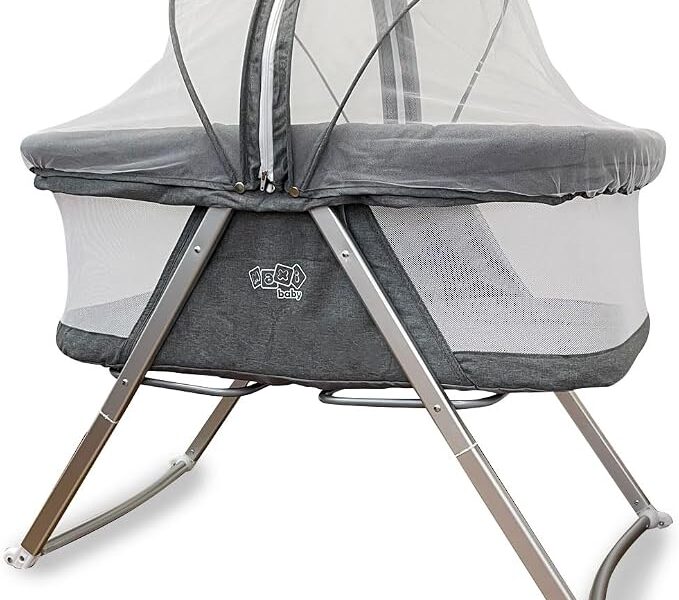Berço Moisés Portátil Com Balanço Comfy 9kgs Cinza – MaxiBaby