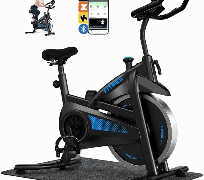Bicicleta Spinning Com Roda De Inércia De 13kg Bicicleta de Spinning Personalizada, Bicicleta de Ciclismo Indoor para Fitness Suporta 150kg Sensor Cardíaco Monitor Digital Correia Silenciosa