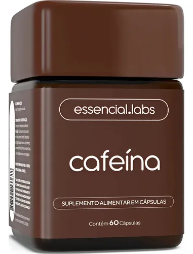 CAFEÍNA 100% PURA 200mg por Cápsula – 60 Cápsulas – Termogênico com Fórmula Concentrada para a Máxima Absorção