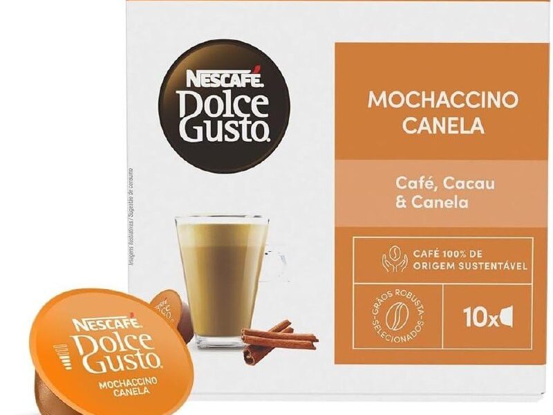 Café em Cápsula NESCAFÉ DOLCE GUSTO Mochaccino Canela 10 Cápsulas