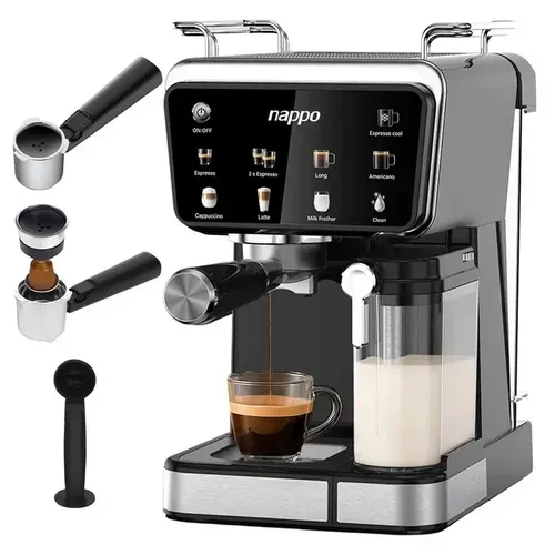 Cafeteira Nappo Expresso Nec-282 9 Em 1 Multicápsulas 1350w – Inox