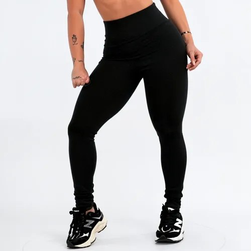 Calça Legging Leg Zero Transparência Cintura Alta Academia