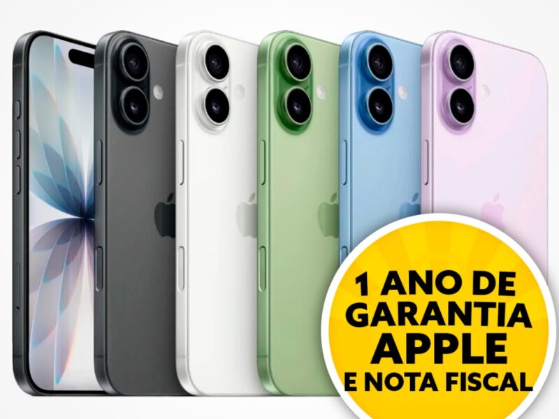 Celular Apple iPhone 17 256GB 5G Tela 6,3″ 120Hz 48MP iOS Original Novo Lacrado com Garantia Apple