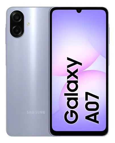 Celular Samsung Galaxy A07 256gb, 8gb, Câmera 50mp, Tela 6.7 , Proteção Ip54, Processador 6nm – Violeta