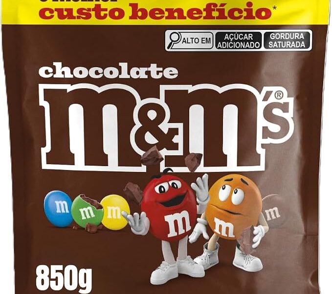 Chocolate M&M’S Ao Leite 850g