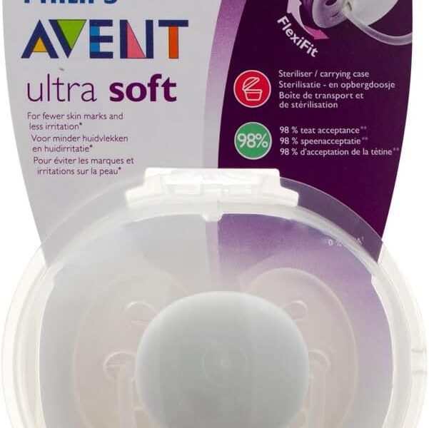 Chupeta Ultra Soft Unitária Branca Philips Avent 0-6M