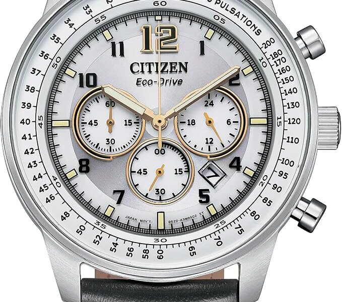Citizen Relógio masculino Eco-Drive esportivo casual com cronógrafo