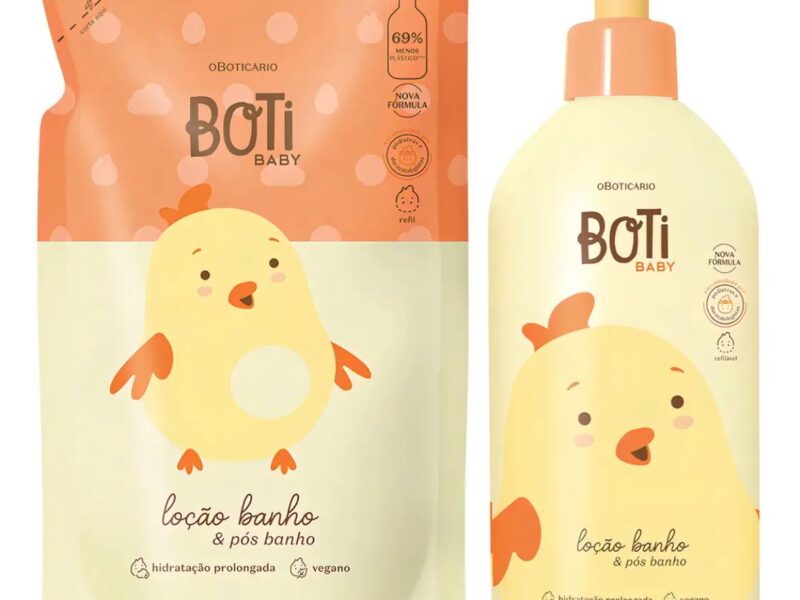 Combo Boti Baby: Loção Banho 400ml + Refil 350ml