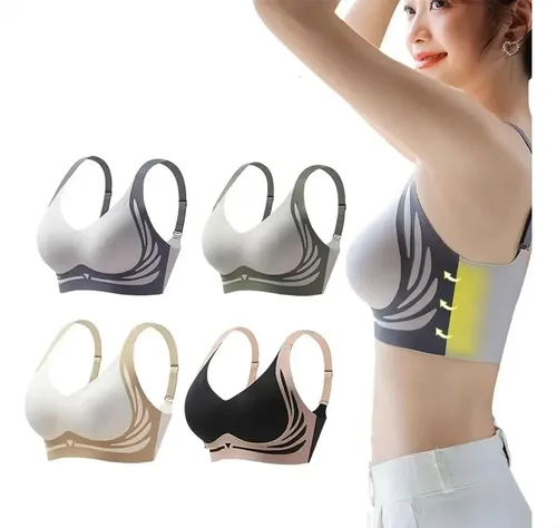 Conjunto Seamless Bra Riser Chest Pick Up Seamless 4