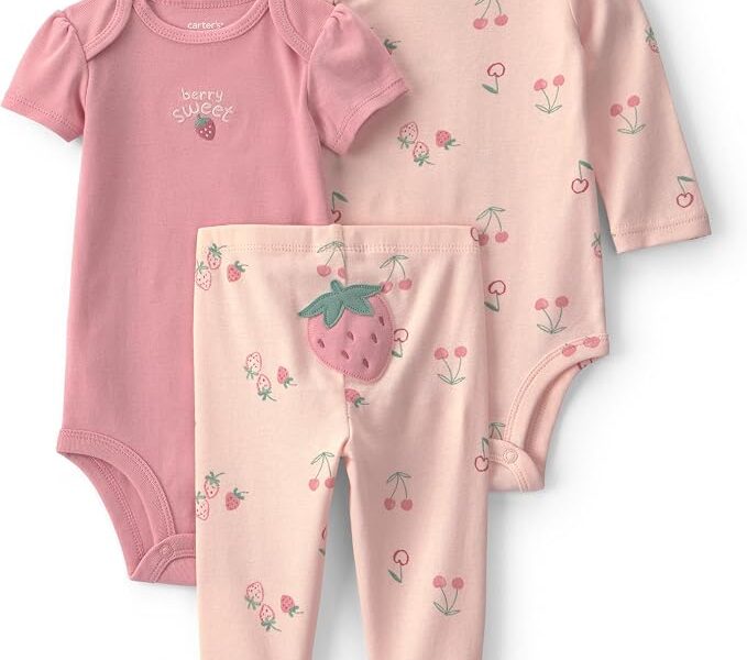 Conjunto de calça de 3 peças 3-piece Pant Set Carter’sMeninas