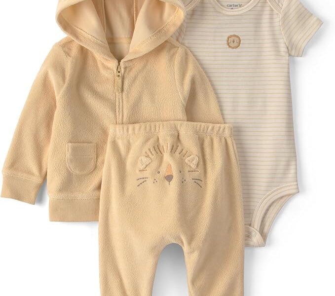 Conjunto de calça de 3 peças 3-piece Pant Set Carter’sUnisex Bebê