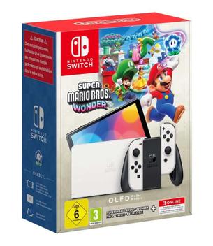 Console Nintendo Switch OLED 64GB Edição Super Mario Bros Wonder – Console Nintendo Switch –