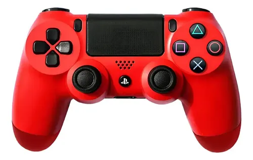 Controle Sem Fio Compatível Com Ps4 E Pc Com Vibração Rojo