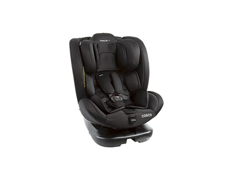 Cosco Kids, Cadeirinha Evolutty 360 X, 0 a 36kg, com Giro 360º e Isofix, Preto