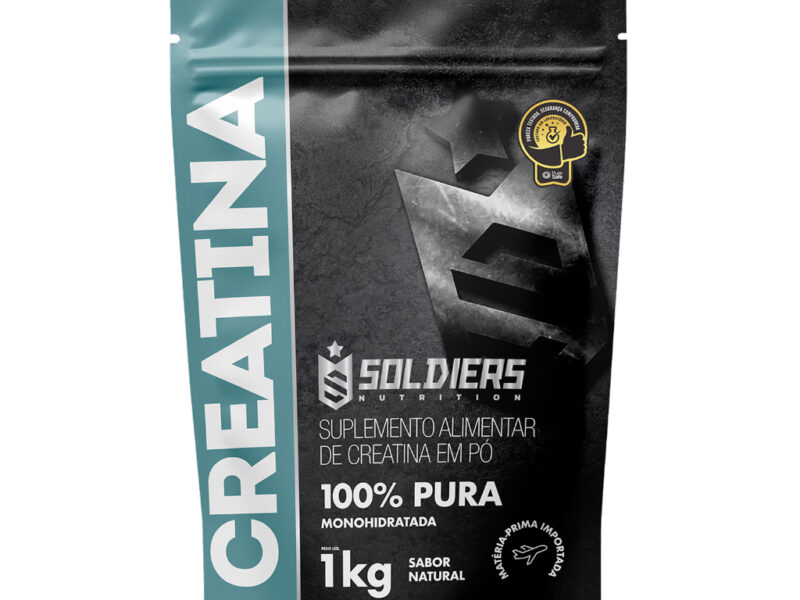 Creatina Suplemento Monohidratada em Pó 100% Pura Importada – Soldiers Nutrition