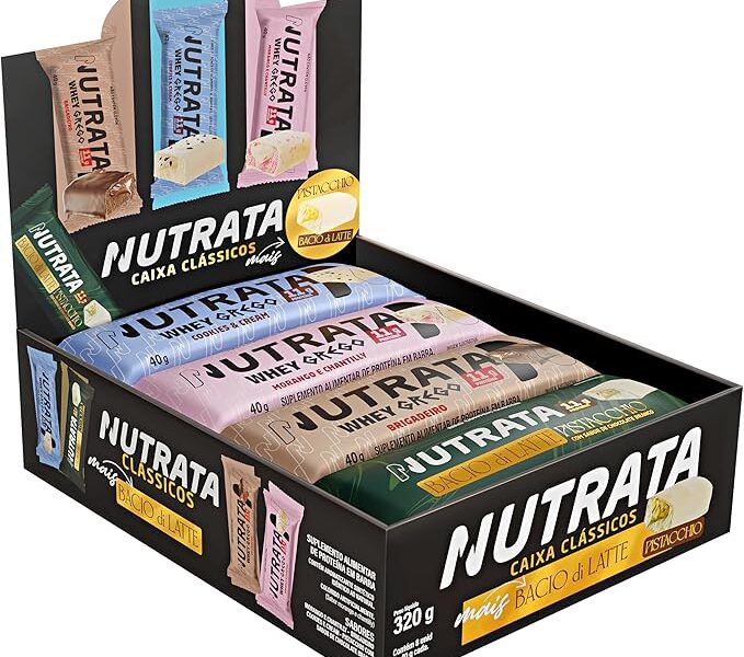 Display Misto Barra de Proteína Nutrata com 8 und