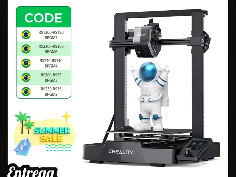 【Do Brasil】Creality 3D Ender 3 V3 SE 3D Printer 250mm/s CR Touch Auto Leveling FDM 3D Printer Direct Extruder Dual Z-Axis