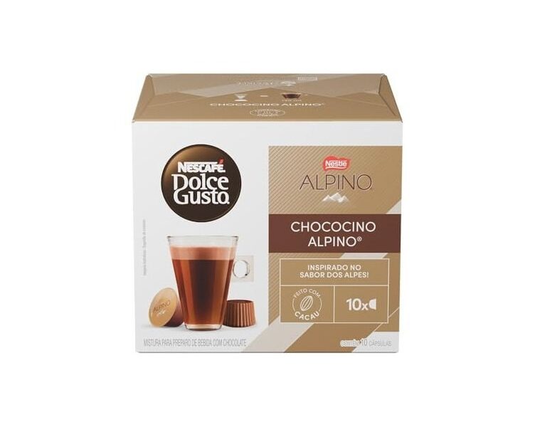 Dolce Gusto Nescafé Café Em Cápsula Dolcegusto Alpino Tradicional 10 Unidades 178G