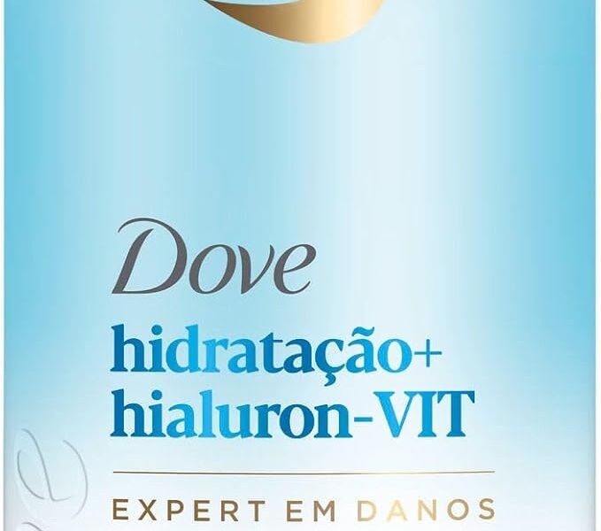 Dove Shampoo Hidratação + Hialuron-Vit 600ml Pump