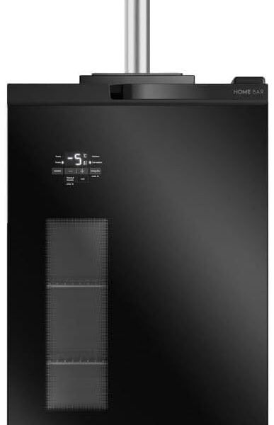 Electrolux Cervejeira Home Bar Electrolux Frost Free 100L com Torre de Chopp e Porta de Vidro Preta (EB10C) 220V