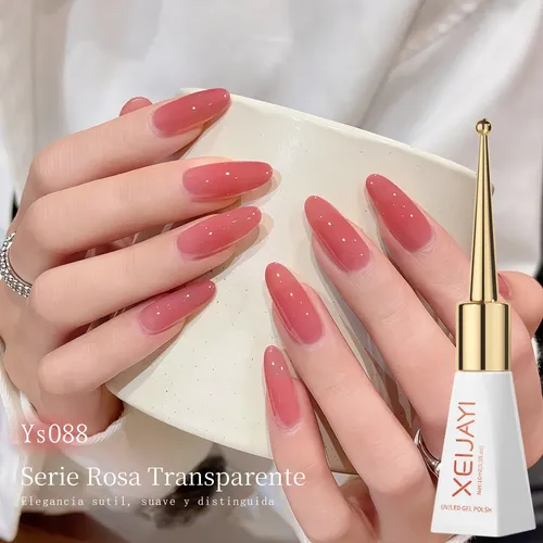Esmalte De Gel Rosa Xeijayi 1pc Duradouro E Durável