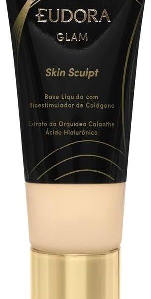 Eudora Glam Skin Sculpt Base Líquida Semi Matte Cor 10 30ml