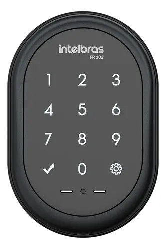 Fechadura Digital De Sobrepor Fr 102 Preto Intelbras