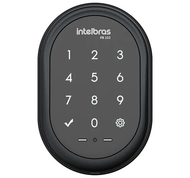 Fechadura Digital De Sobrepor Fr 102 Preto Intelbras