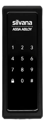 Fechadura Eletrônica Silvana Smart Lock Sdd200 Sobrepor Preta
