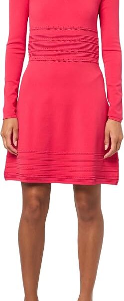 Formal Fudino Stretch Viscose Sweater Dress BOSSFeminino