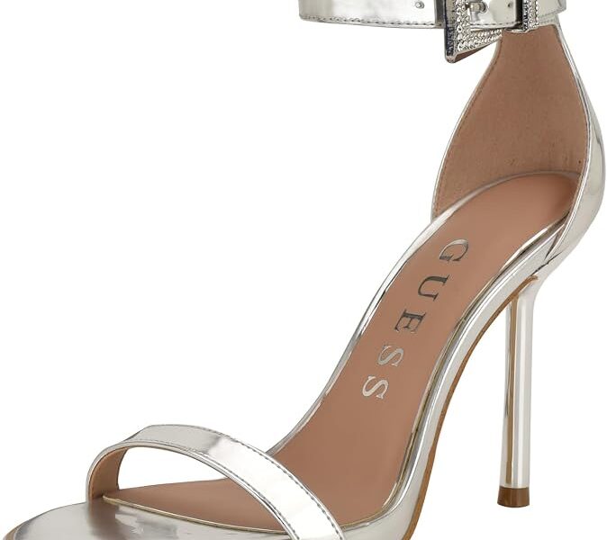 GUESS Sandália feminina de salto Insraa