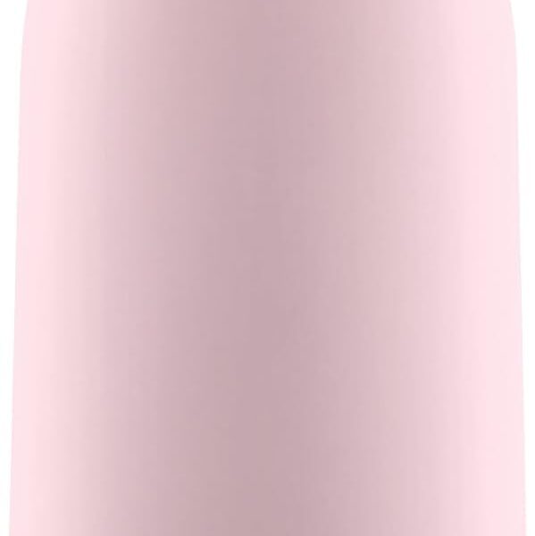 Garrafa de água infantil Ello Emma, aço inoxidável com isolamento a vácuo e canudo antimicrobiano, 400 ml, Cotton Candy
