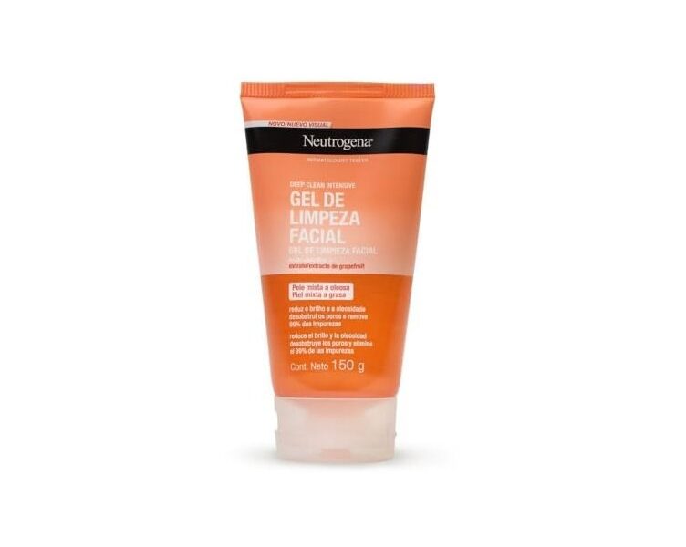 Gel de Limpeza Facial Neutrogena Deep Clean Intensive Grapefruit, 150g