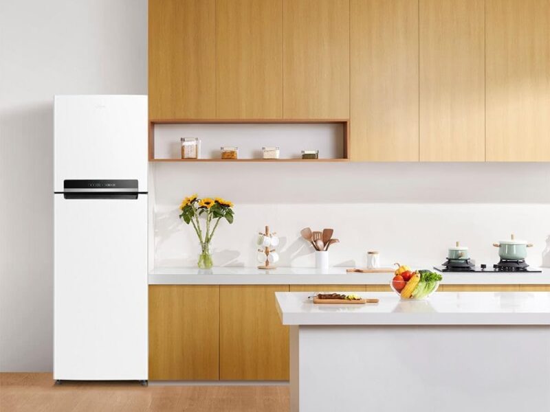 Geladeira Cycle Defrost Duplex 410L Inverter Branca Midea