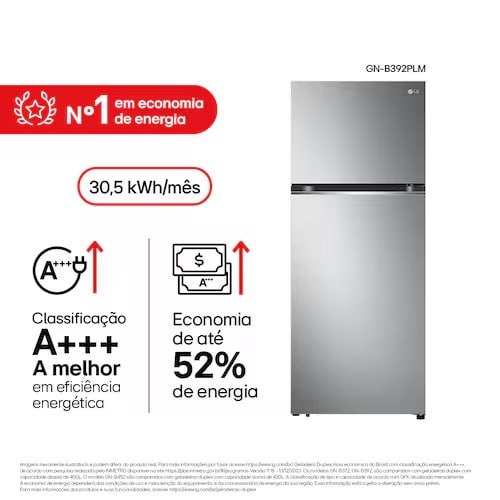 Geladeira/Refrigerador LG Frost Free Duplex 395L – 110V – AliExpress 6