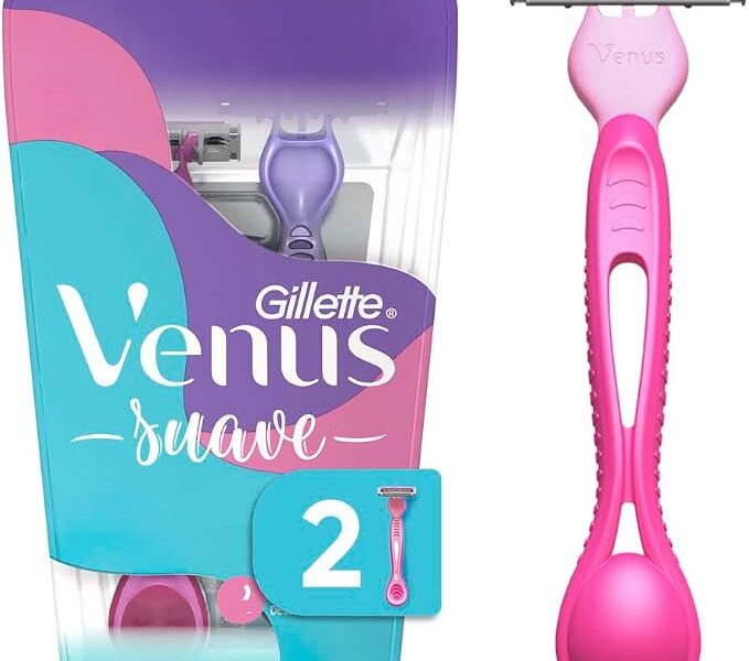 Gillette Venus Aparelho de Depilação Descartável Suave com Aloe, 2 Unidades