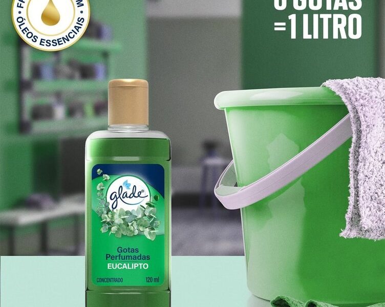 Glade Limpador Perfumado Concentrado Eucalipto, Gotas Perfumadas 120ml