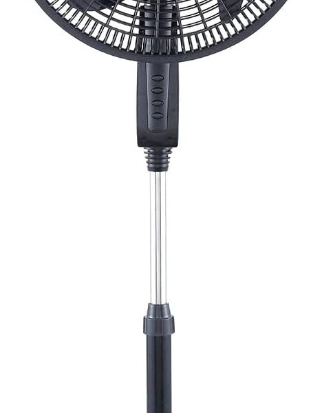 HEPTA WORLD Ventilador de Coluna, Resfriamento, Silencioso, Design Slim para Casa Escritório (PRETO, 110V, 101)